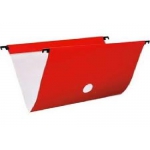 Pasta Suspensa Cartão Plastificado Vermelha Dello