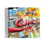 Caderno Capa Dura 10m 200Fls CoCa-CoLa