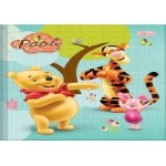 Caderno 1/4 Brochura 96fls CD Pooh