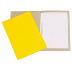 Pasta Dobrada c/Grampo Plastico Amarela Polycart