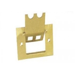 Espelho Latão 4x2 Dourado Massaro