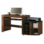 Mesa p/ Computador Rack On Line Imbuia/Preto