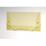 Pasta Aba c/Elastico 1/2 Oficio Plastico PxLA01 Amarelo