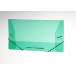 Pasta Aba c/Elastico 1/2 Oficio Plastico PxLA01 Verde