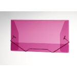 Pasta Aba c/Elastico 1/2 Oficio Plastico PxLA01 Roseo