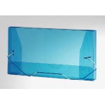 Pasta Aba c/Elastico 1/2 Oficio Plastico PxLA025 Azul