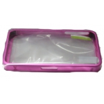 Capa Case Iphone + Pelicula 4 e 4s Nipponic Roseo