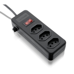 Filtro De Linha 3T Preto mLtWI188 Multilaser