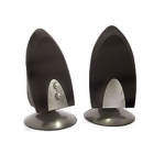 Caixa de Som 2x1 Prata/Preto 7654***X