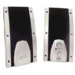 Caixa de Som 2x1 Prata/Preto 7655**X