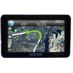 Gps Foston Fs-473dc - Tv Digital - Avisa Radar Sensor de Estacionamento suporte 3D