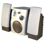 Caixa de Som 2x1 Bege/Marrom xLd3056