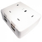 Caixa Sobrepor RJ45 2 Portas s/Keystone Sistema x Ext cb6010 mTcMUCX0020