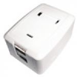 Caixa Sobrepor RJ45 1 Porta Externa Sistema X Cb60091 mTcMUCX0010