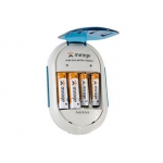 Carregador p/ Pilhas c/ 4 Pilhas Mirage