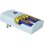 Carregador p/ 4 Pilhas Super Rapido Mox890