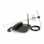 Telefone de Mesa GSM CFA5022 Dual Chip c/Kit de Antena/Cabo Intelbras