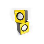 Caixa de Som USB Amarela pSc01861