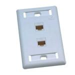 Espelho 4x2 C/02 Furos s/KeystoneRJ45 Cb2000