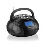 Caixa de Som Mini Boom Box c/Usb SD mLtsp145 Preta Multilaser