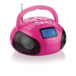 Caixa de Som Mini Boom Box c/Usb SD Rosa mLtsp146 Multilaser