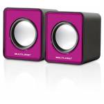 Caixa de Som 3w Rms USB 2.0 Rosa mLtSP198 Multilaser