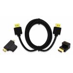 Cabo HDMI c/3.0mts c/Kit Adaptador HDMI MltWi289 Multilaser