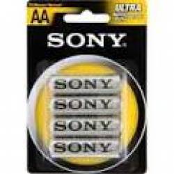 Pilha Sony AA 2A c/4ud Zinco