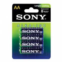 Pilha Sony AA 2A c/4ud Alcalina