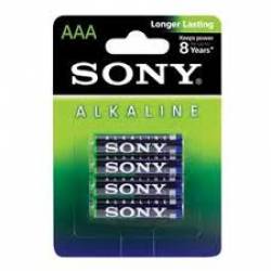Pilha Sony AAA 3A c/4ud Alcalina