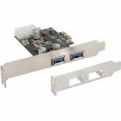 Placa Controladora PCI-e USB 3.0 c/2 Portas e Adaptador Perfil Baixo fEs510 Windows