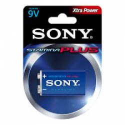 Bateria 9v Stamina Pilha Plus Azul Sony
