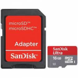 Memoria Cartão 16gb SD c/Adaptador Classe 10 Mcro SD Sandisk