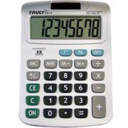 Maquina Calculadora  8 Dig Mesa Truly C6001-8