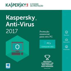 Software Ant-Virus 3 Lics. 2017 Kaspersky