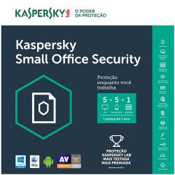 Software Ant-Virus 5 Lics Pcs 5Mobile 1 Server Kaspersk Small Office Security Server