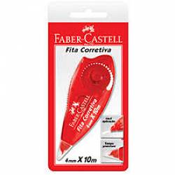 Corretivo Fita Corretiva Office 4mm x 10mts c/12ud Faber-Castell