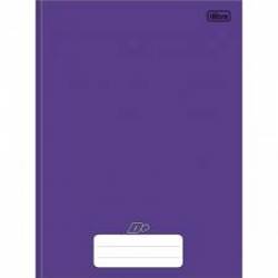 Caderno 1/4 Brochura 96fls Capa Roxa