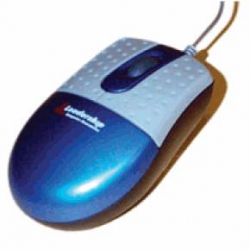 Mouse Usb Optico Mini Azul/Prata 2001X (PROMOÇÃO)