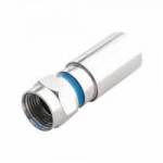 Conector RG6 F Com pressão CNF60012A 01ud Proqualit Fortrek