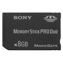Memoria 8gb p/Camera Stick ProDuo Sony 