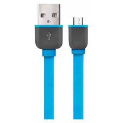 Cabo USB 5 Pinos V8 p/Smartphone Etc etc azul mLtWI298A Multilaser