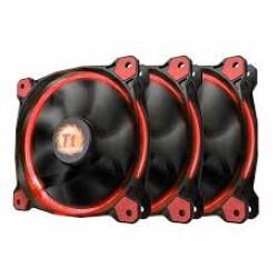 Cooler Ventilador 120x120  12Led CL-F038-PL12RE-A 3 Pack Red Thermaltake