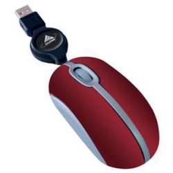 Mouse Usb Optico Mini Vermelho Ret xCn06251
