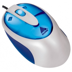 Mouse Usb Optico Azul/Bege 06160X