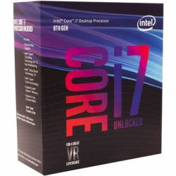 Processador Intel s1151 i7-8700K 8ª Ger 3.2Ghz a 4.6Turbo 12Mb Cache Coffee Lake Box s/Cooler