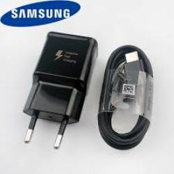 Carregador USB c/Cabo V8 USB Plug 2P Celular e Outros C9 Preto Samsung Dani