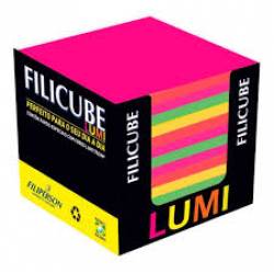 Lembrete Anotações Colorido Lumi 650fls 86x86mm Filicube