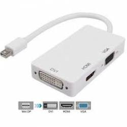 Cabo Adaptador Conversor Monitor/Tv DisplayPort Mini M x HDMI,DVI e VGA GvCBM259