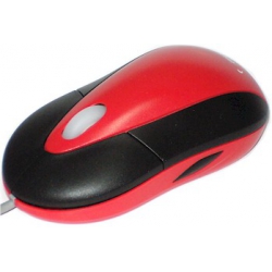 Mouse Usb Optico Preto/Vermelho 1546**X